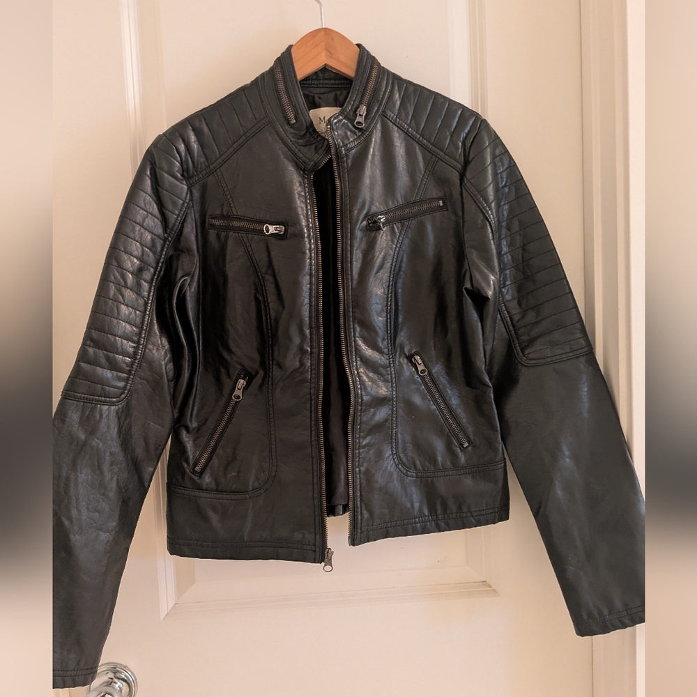 Women's Black Leather Jacket